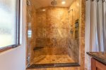 This shower goes with master bedroom 1